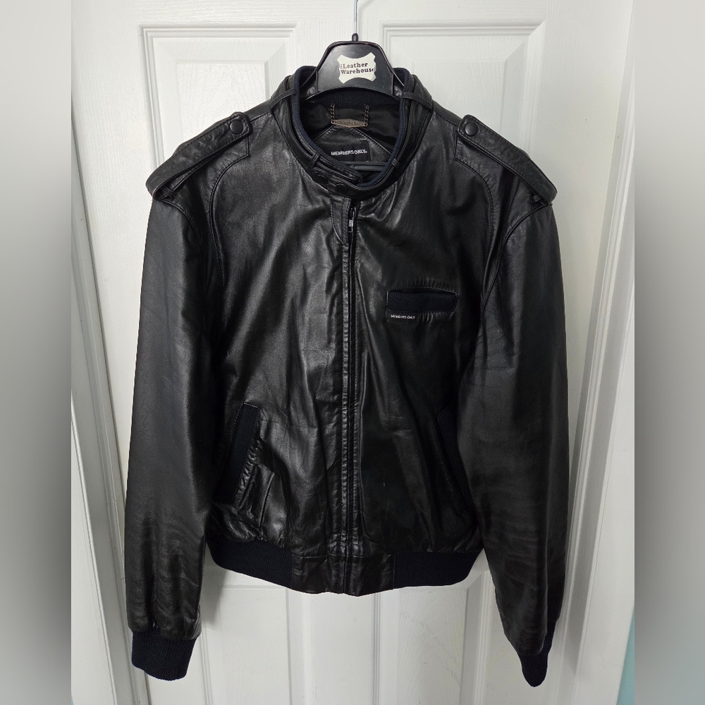 Members Only Black Bomber Jacket
